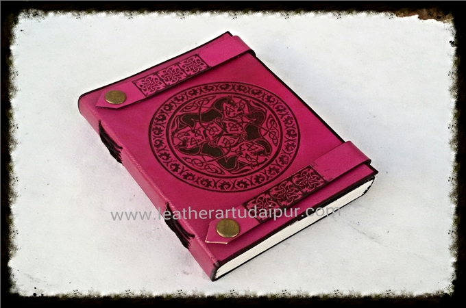Art Leather Journal : Horse Embossed leather journal 